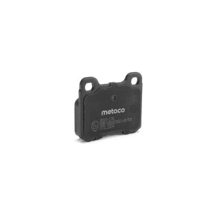 Колодки тормозные задние дисковые к-кт metaco 3010-176 фото 2