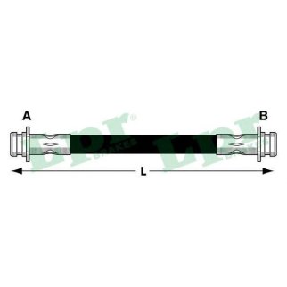 Шланг тормозной Lpr 6T47605 фото