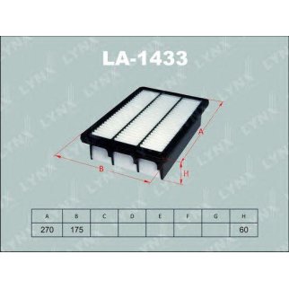 Фильтр воздушный LYNXauto LA1433 фото