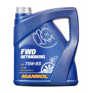 Масло трансмиссионное MANNOL FWD 75W85 GL-4 п/синт. 4л фото