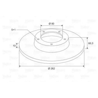 Диск тормозной JEEP COMPASS 11- зад x2 фото