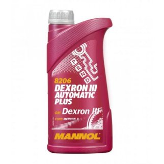 Масло трансмиссионное MANNOL ATF Automatic Plus Dexron III 1л фото