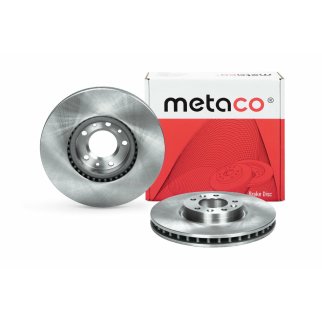 Диск тормозной передний вентилируемый metaco 3050-376 фото 3