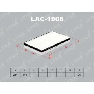 Фильтр салона LYNXauto LAC-1906 фото