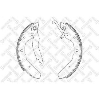 414 100-SX_=4403.00=370SBS=361271B=FSB174 !колодки барабанные VW T2 1.6-1.7TD 85-92 фото