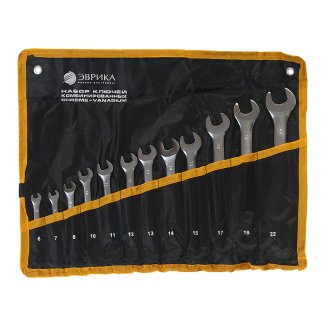 Набор ключей комбинированных 12пр планшет ЭВРИКА фото 2