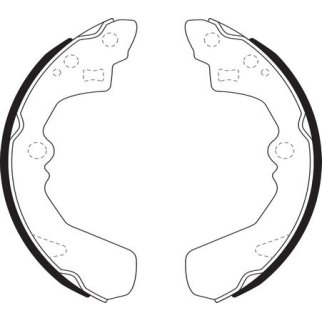 Колодки барабанные к-кт TRIALLI GF 4554 фото 4