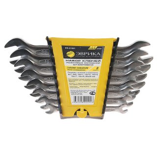 Набор ключей рожковых 8пр холдер PRO ЭВРИКА фото