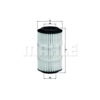 Фильтр масляный MAHLE _OX 345/7 D фото 2