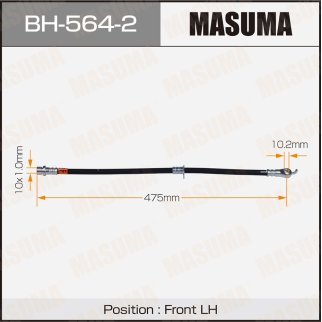 Шланг тормозной передний L DAIHATSU ALTIS MASUMA BH-564-2 фото