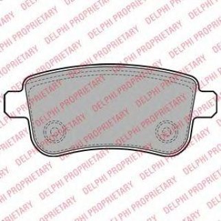 Колодки тормозные задние к-кт DELPHI LP2153 фото