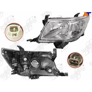 Фара левая DEPO 212-11T2L-LD-EM фото