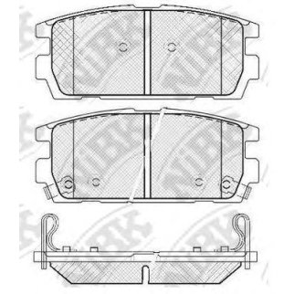 Колодки тормозные задние к-кт NiBK PN0098 фото