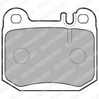 Колодки тормозные задние дисковые к-кт DELPHI LP1705 фото