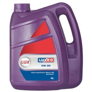 Масло моторное Luxe Люкс SG/CD 5W-30 полусинтетическое 4 л Luxe 102 фото
