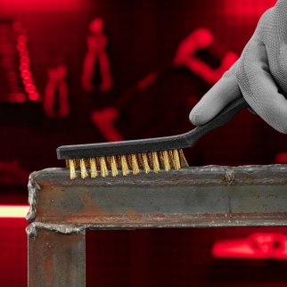 Набор щеток, 3 шт. металлические с пластмассовой ручкой, большие MATRIX 74863 фото 1