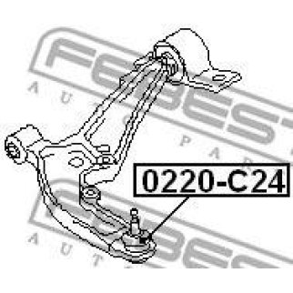 Опора шаровая нижняя передней подвески FEBEST 0220-C24 фото