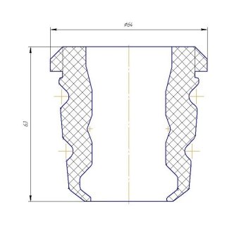 Отбойник амортизатора TRIALLI BC 1031 фото 2