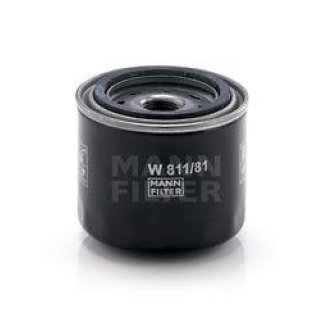 Фильтр масляный MANN FILTER W 81181 фото