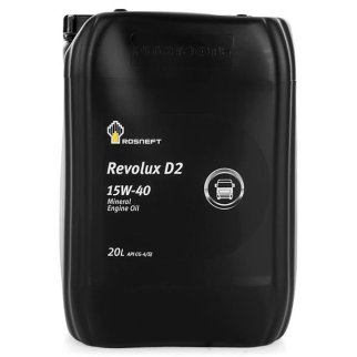 Масло моторное Rosneft Revolux D2 15W-40 минеральное 20 л 40625869 фото