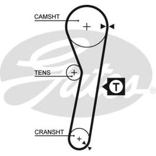 Ремень ГРМ GATES 5263XS фото