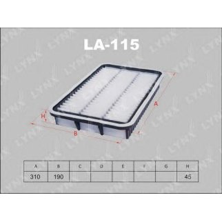 Фильтр воздушный LYNXauto LA-115 фото