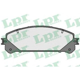 Колодки тормозные передние к-кт Lpr 05P1691 фото