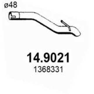 Труба глушителя ASSO 14.9021 фото
