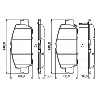 Колодки тормозные BOSCH _0 986 494 773 фото