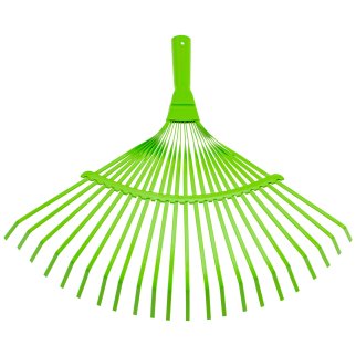 Грабли веерные стальные 425мм, 22 плоских зубьев, эмалированные, без черенка PALISAD фото 2