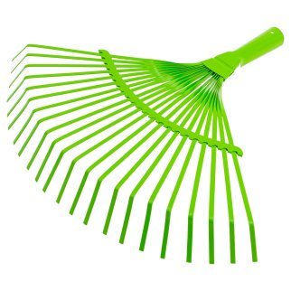 Грабли веерные стальные 425мм, 22 плоских зубьев, эмалированные, без черенка PALISAD фото