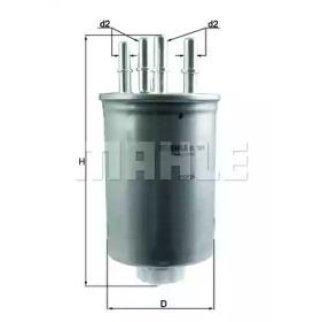 Фильтр топливный MAHLE KL 1026 фото