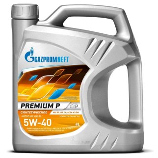 Масло моторное Gazpromneft Premium P 5W-40 синтетическое 4 л 253140703 фото