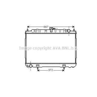 Радиатор основной AVA DN2241 фото