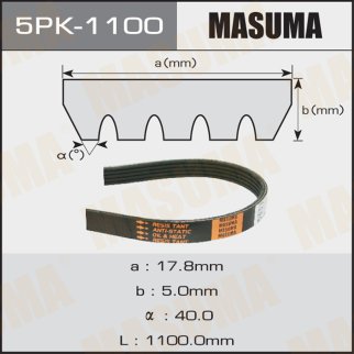 Ремень ручейковый Masuma 5PK-1100 фото