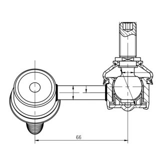 Стойка переднего стабилизатора TRIALLI SP 1118 фото 3
