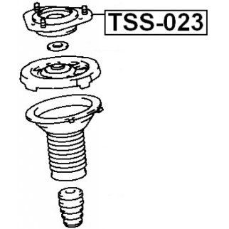 Опора амортизатора FEBEST TSS-023 фото 2
