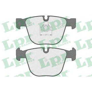 Колодки тормозные задние дисковые к-кт Lpr 05P1531 фото