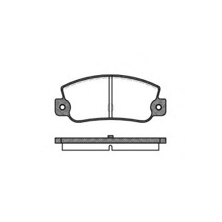 Колодки Fiat Tempra 1.4i-1.9D/TD 89-96 передние Remsa фото