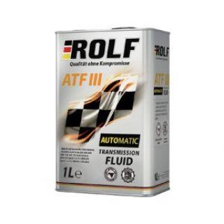 Масло трансмиссионное ROLF ATF III (металл) 1л. фото