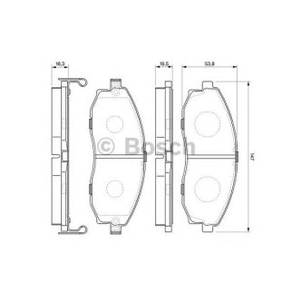 Колодки тормозные BOSCH _0 986 424 670 фото