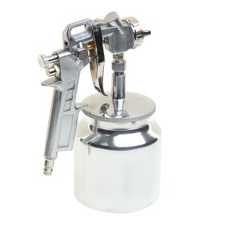 Краскопульт с ниж. алюминиевым бачком 750мл 0,5мм ЭВРИКА фото 2