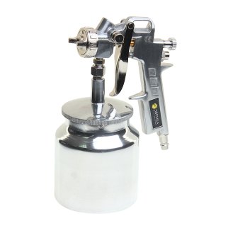 Краскопульт с ниж. алюминиевым бачком 750мл 0,5мм ЭВРИКА фото