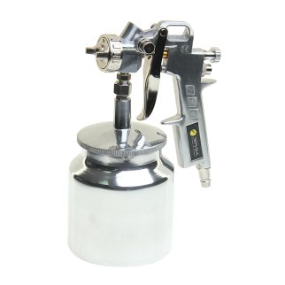 Краскопульт с ниж. алюминиевым бачком 750мл 0,5мм ЭВРИКА фото