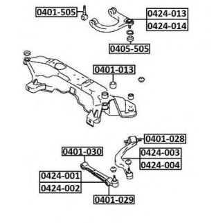 Сайлентблок ASVA 0401-505 фото