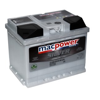 Аккумуляторная батарея MACPOWER Premium 6СТ 60 прям.242х175х190 Турция фото