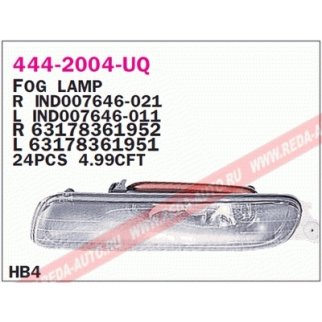 Фара противотуманная левая DEPO 444-2004L-UQ фото