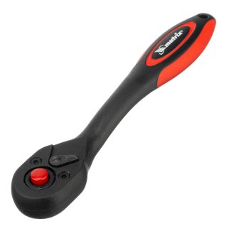 MATRIX 14094 Ключ-трещотка 1/4", 72 зуба, с быстрым сбросом, CrV, 2-х комп. рукоятка фото