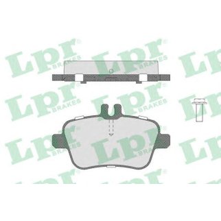 Колодки тормозные задние MERCEDES (W176, W246) фото