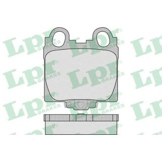 Колодки тормозные задние дисковые к-кт Lpr 05P1051 фото